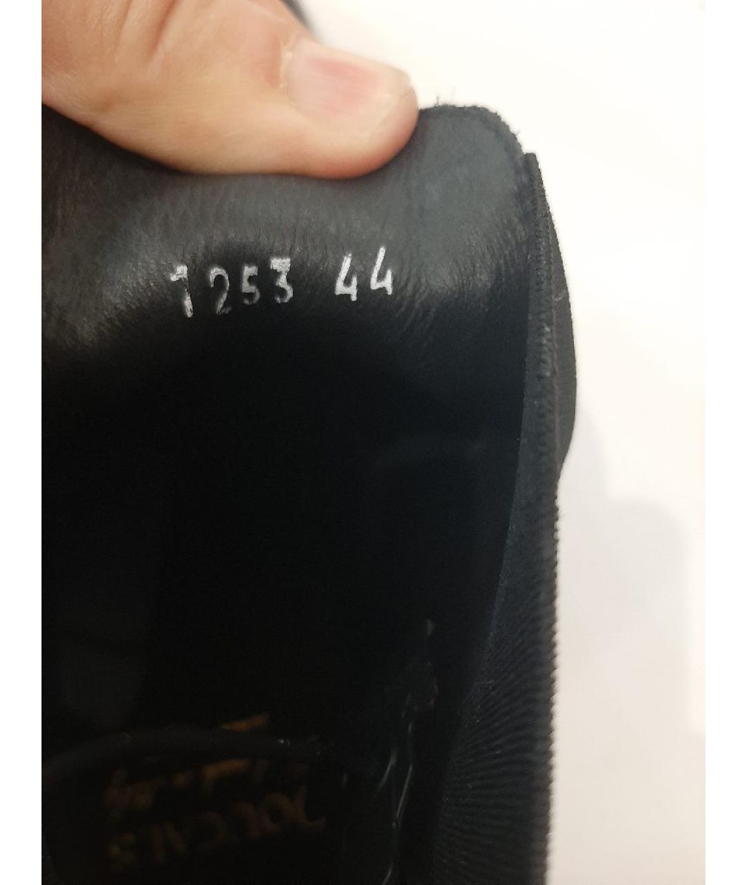 DOUCAL'S Черные кожаные высокие ботинки, фото 6