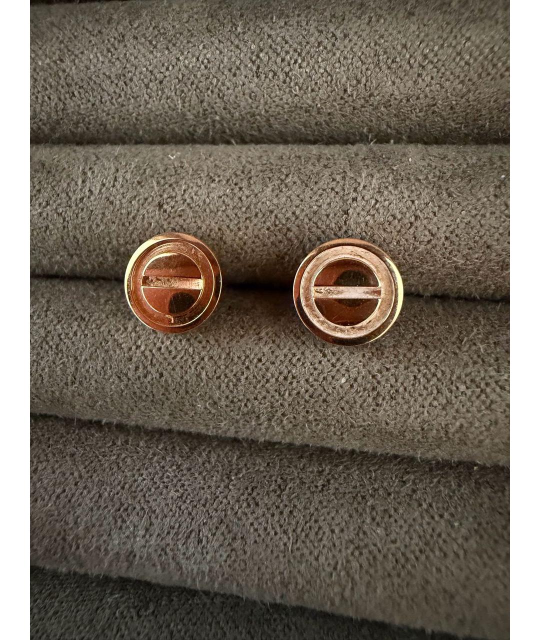 CARTIER Золотые серьги из розового золота, фото 8