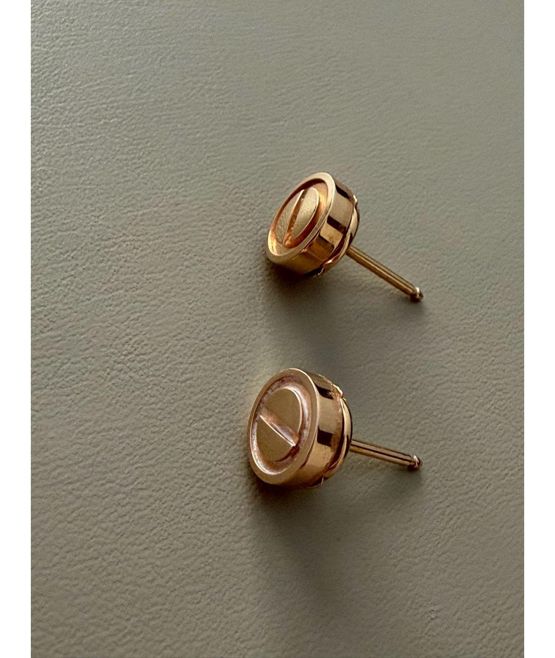 CARTIER Золотые серьги из розового золота, фото 4