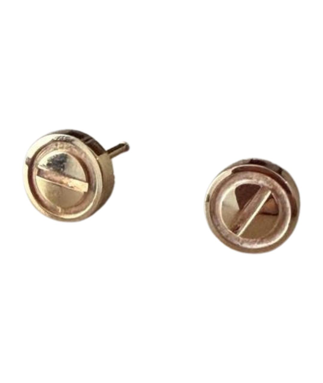 CARTIER Золотые серьги из розового золота, фото 6