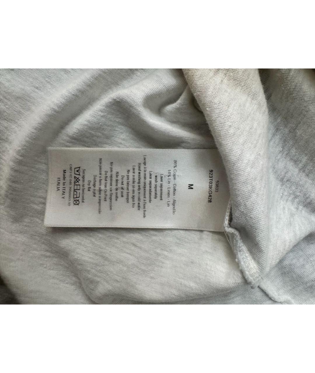 CHRISTIAN DIOR Мульти хлопковая футболка, фото 3