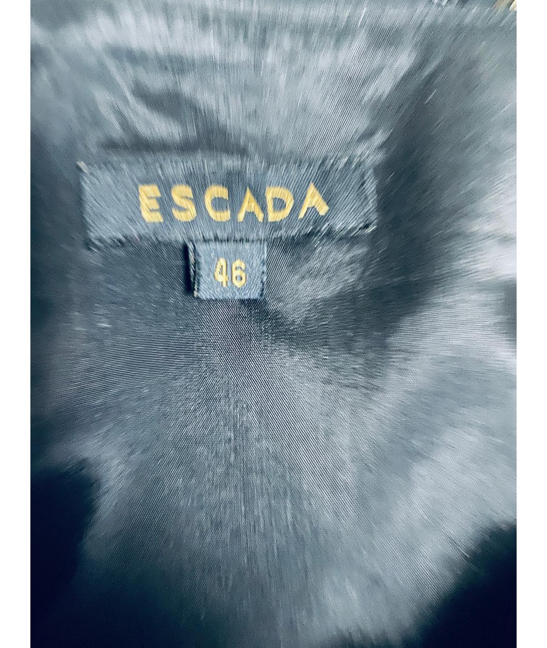 ESCADA Черный вискозный костюм с юбками, фото 6