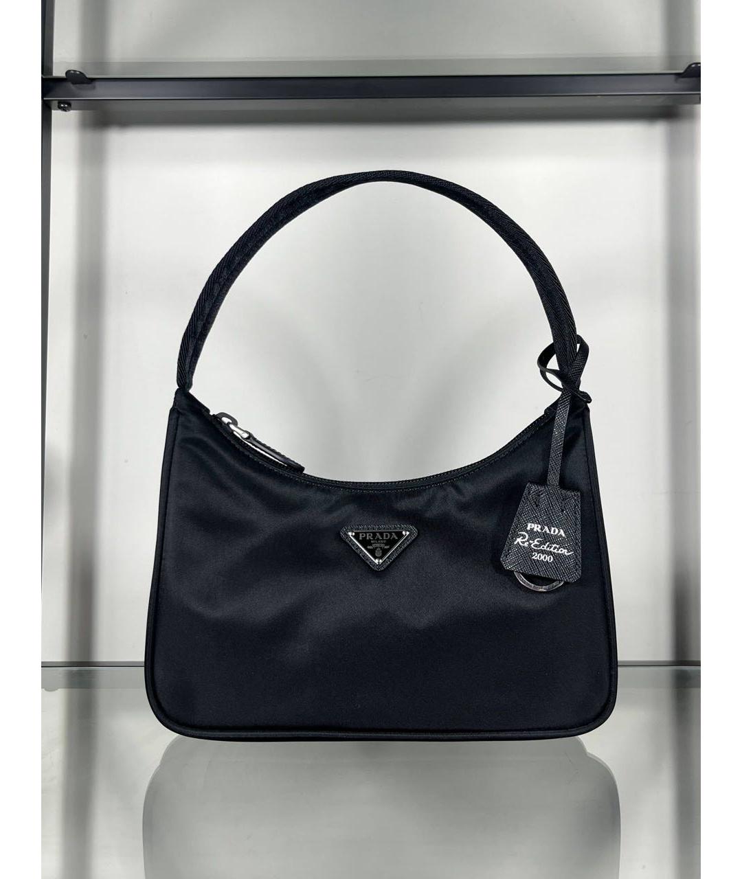 PRADA Черная сумка с короткими ручками, фото 2