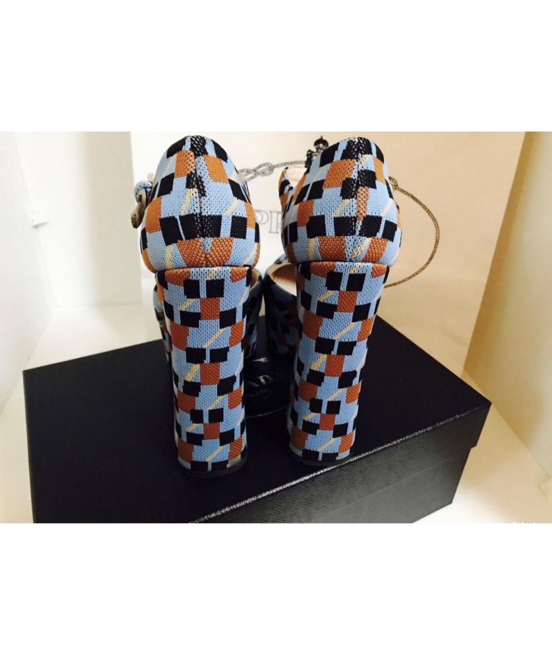 PRADA Текстильные туфли, фото 3