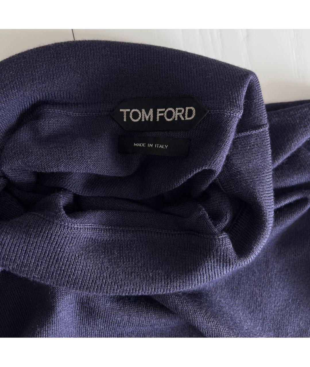 TOM FORD Темно-синяя водолазка, фото 3