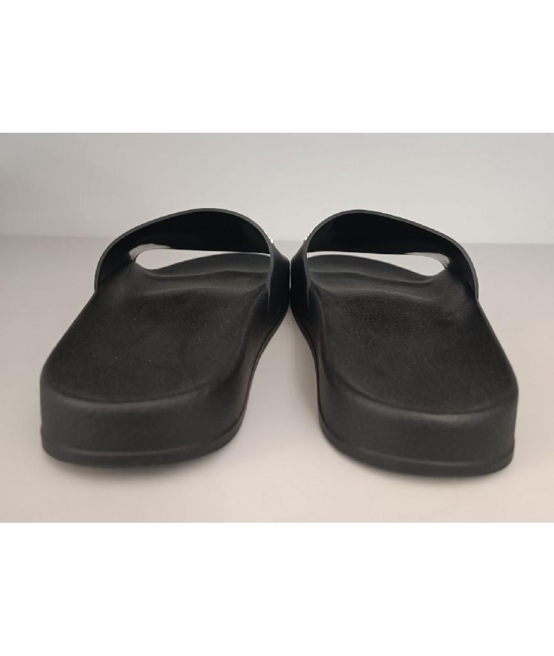 VTMNTS Черные резиновые шлепанцы, фото 2