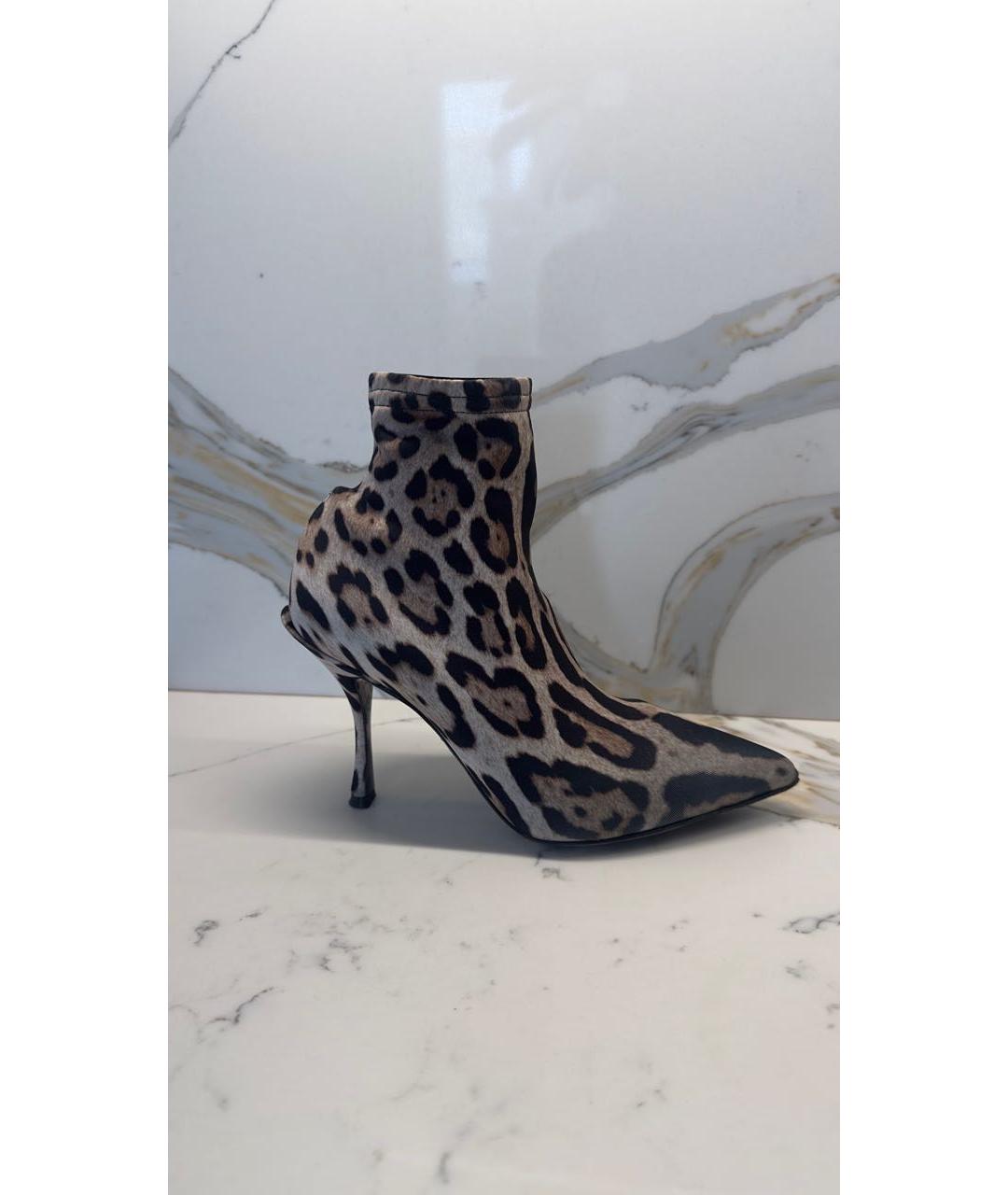 DOLCE&GABBANA Мульти текстильные ботильоны, фото 9