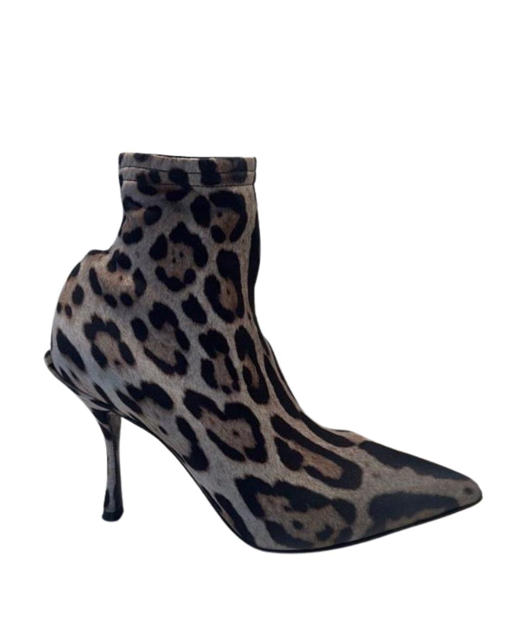 DOLCE&GABBANA Мульти текстильные ботильоны, фото 1