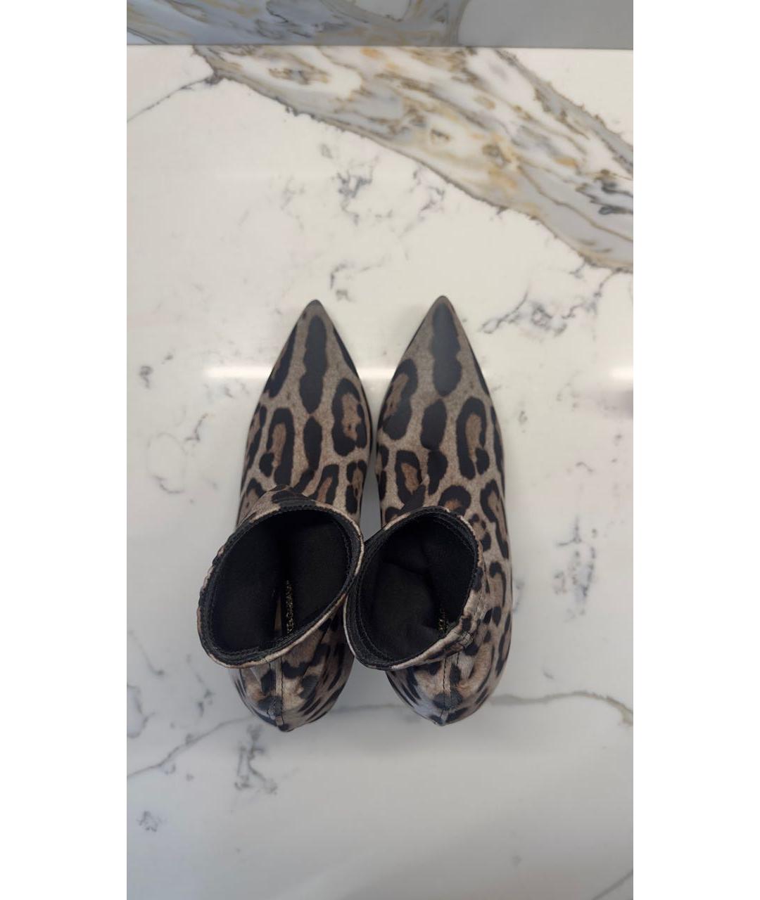 DOLCE&GABBANA Мульти текстильные ботильоны, фото 3