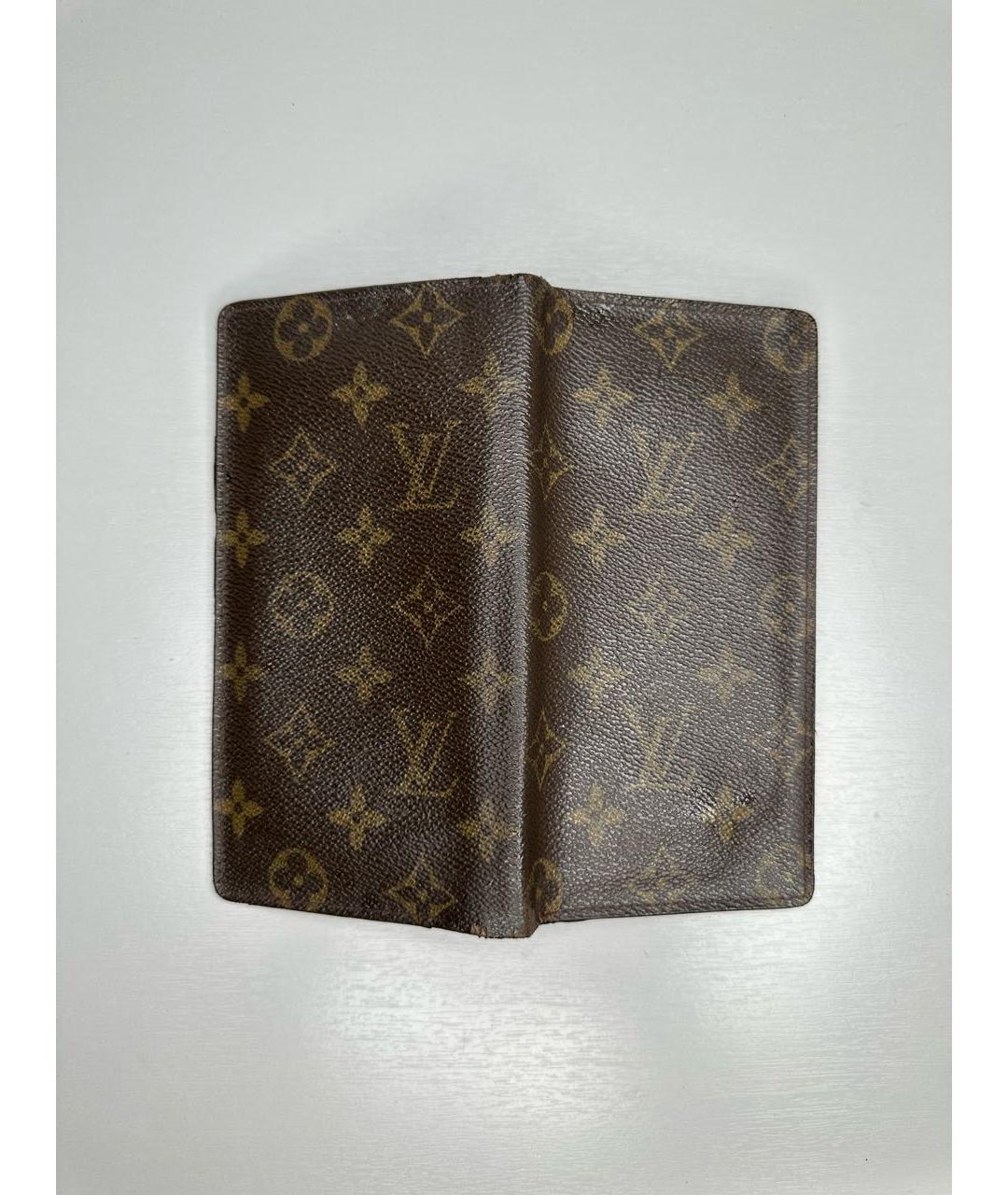 LOUIS VUITTON Коричневый кошелек, фото 3