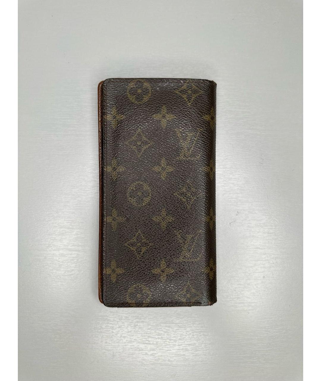 LOUIS VUITTON Коричневый кошелек, фото 2