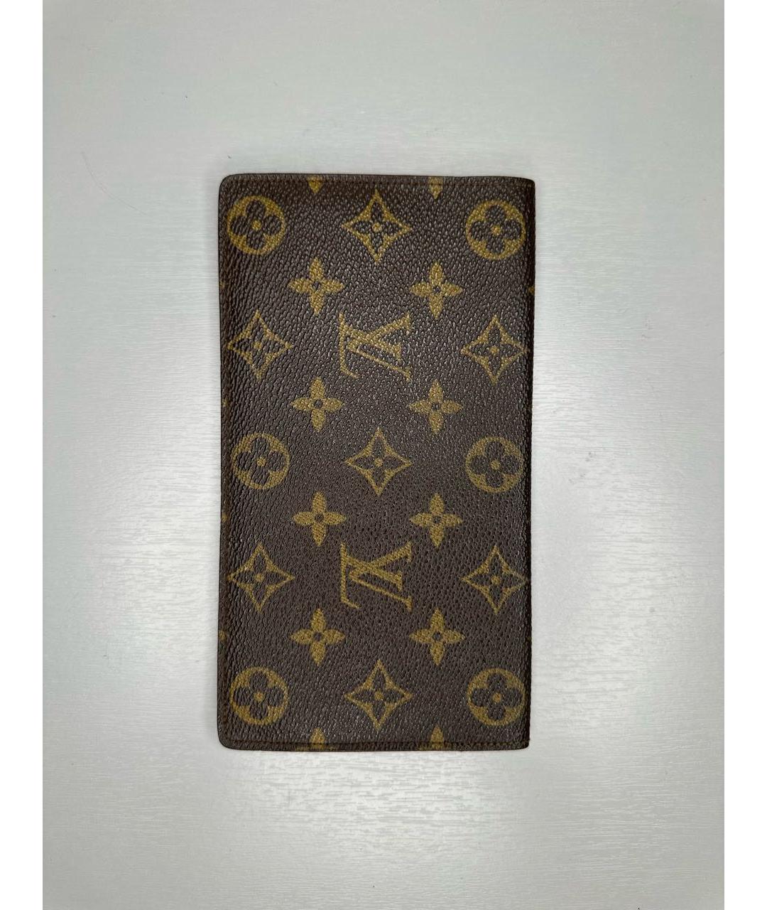 LOUIS VUITTON Коричневый кошелек, фото 2