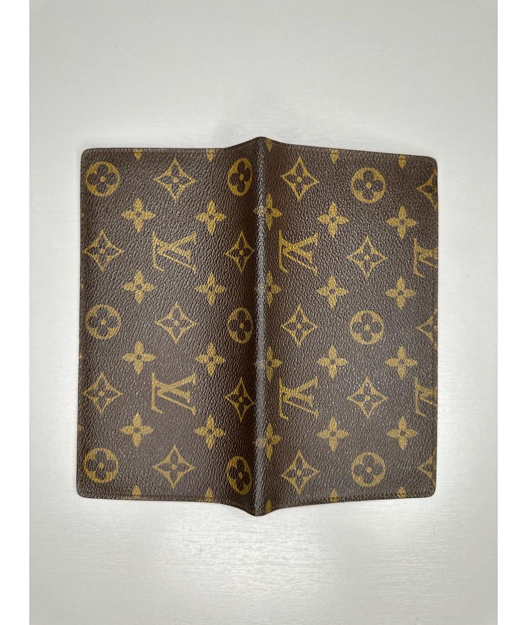 LOUIS VUITTON Коричневый кошелек, фото 3