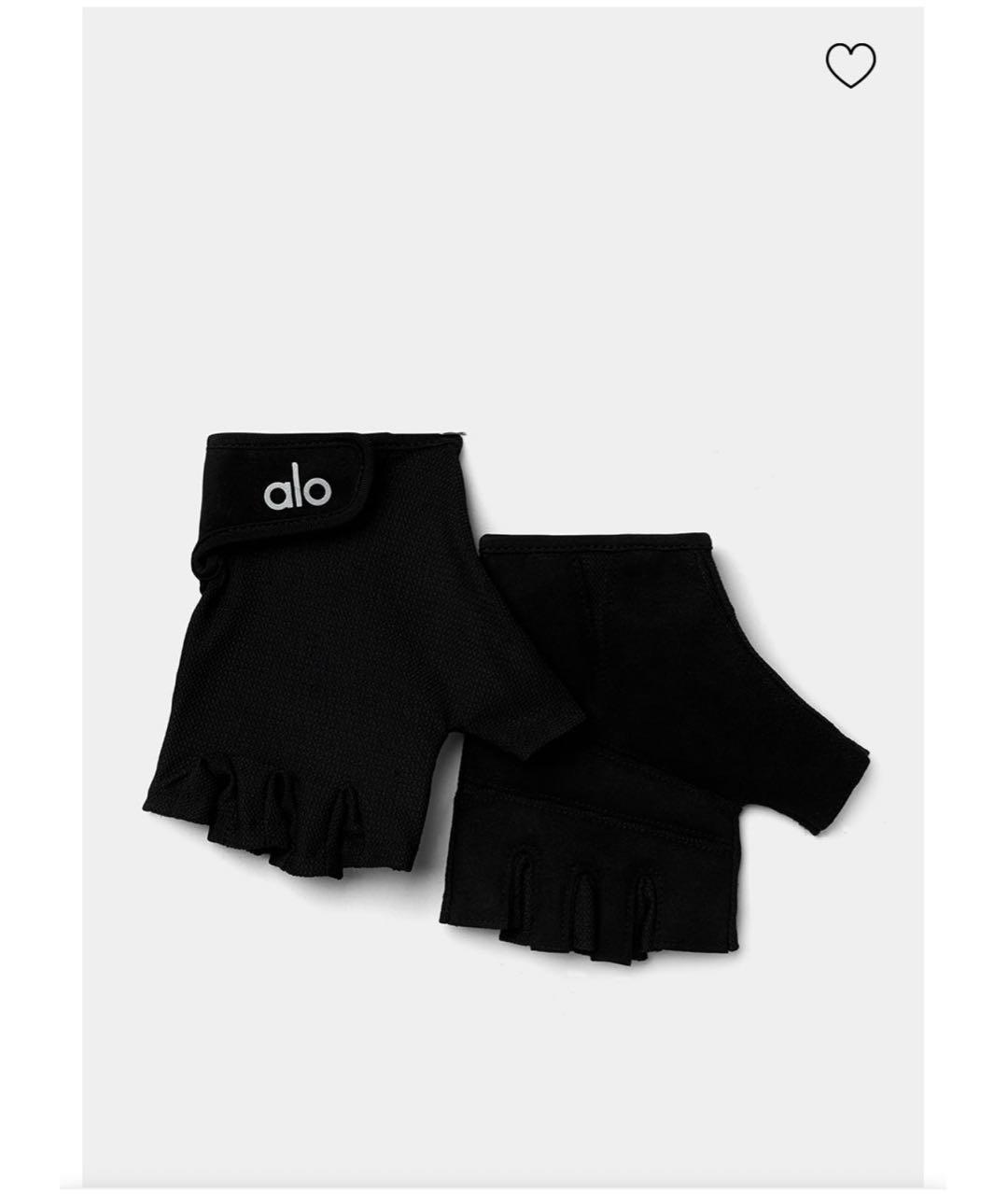 ALO YOGA Черные митенки, фото 6