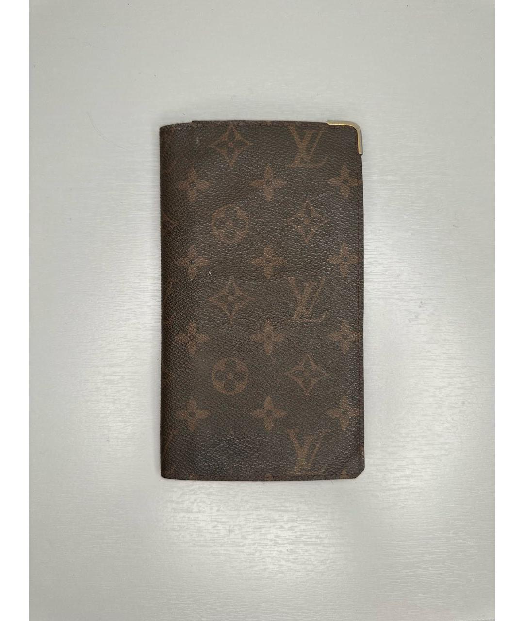 LOUIS VUITTON Коричневый кошелек, фото 6