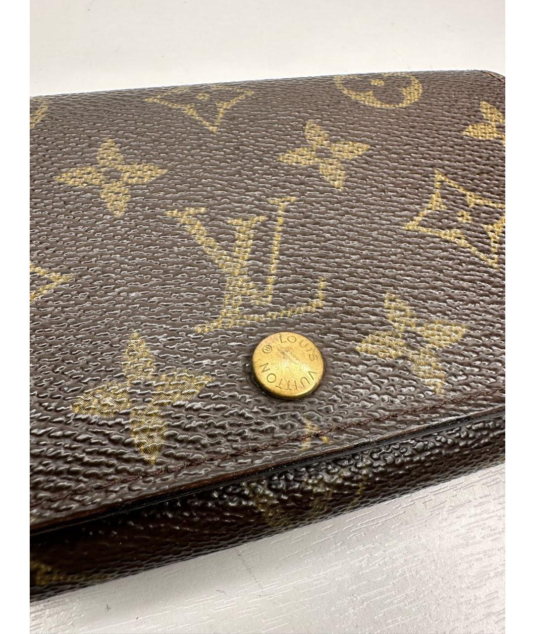 LOUIS VUITTON Коричневый кошелек, фото 2