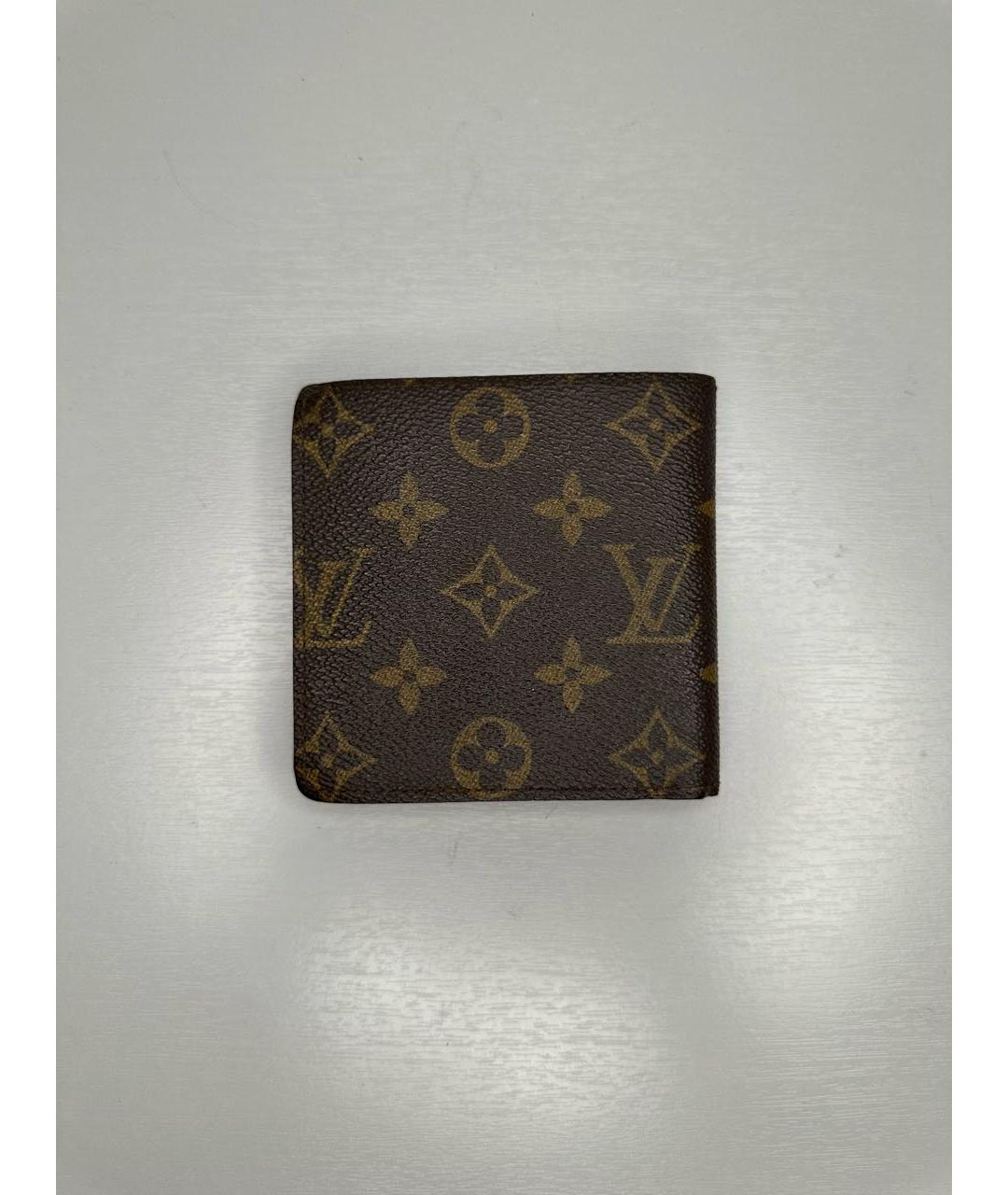 LOUIS VUITTON Коричневый кошелек, фото 7