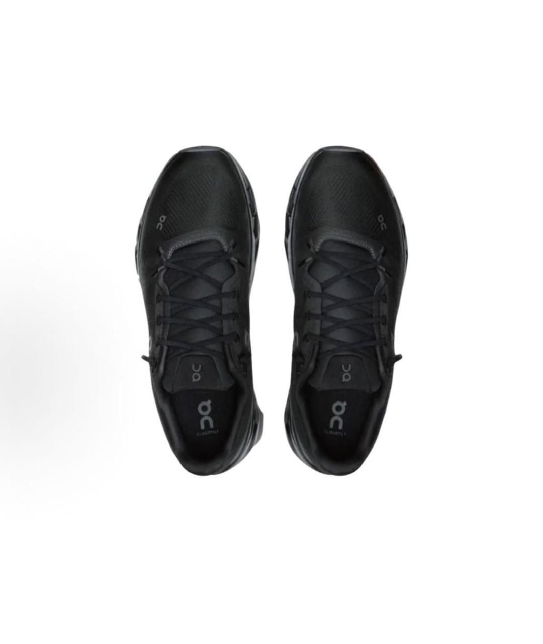 ON Черные текстильные низкие кроссовки / кеды, фото 3