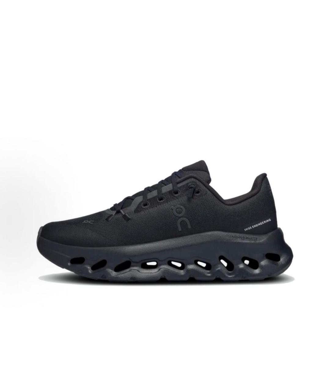 ON Черные текстильные низкие кроссовки / кеды, фото 5