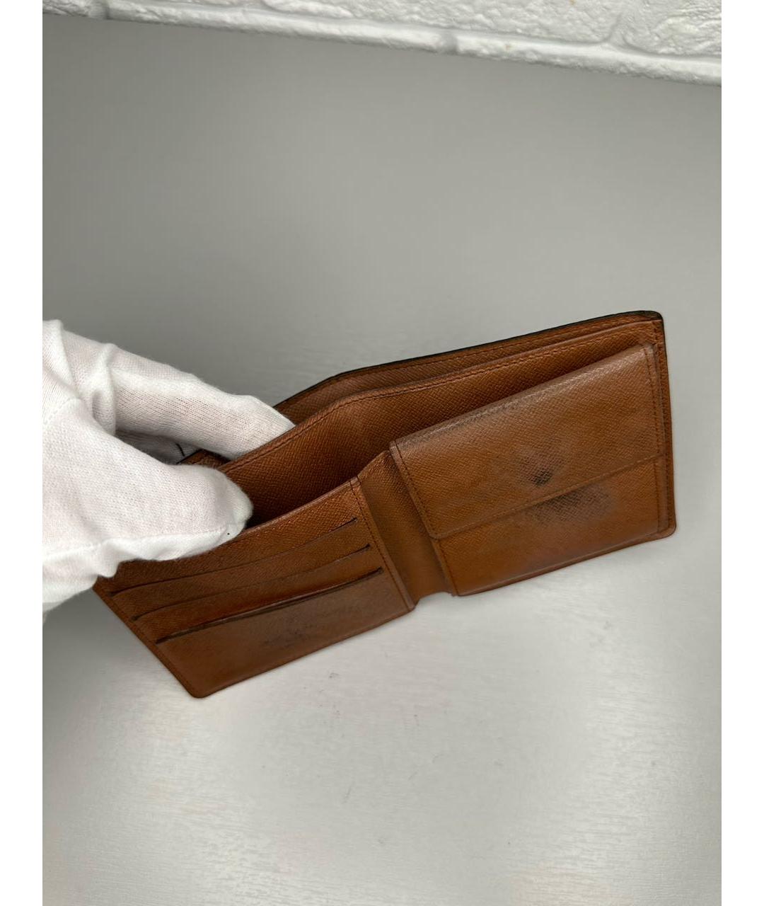 LOUIS VUITTON Коричневый кошелек, фото 3