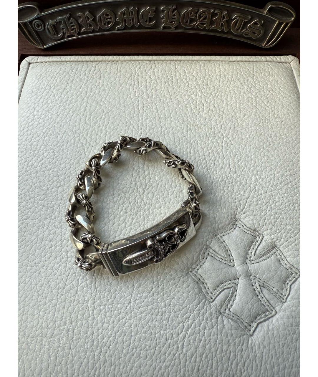 CHROME HEARTS Серебрянный серебряный браслет, фото 3