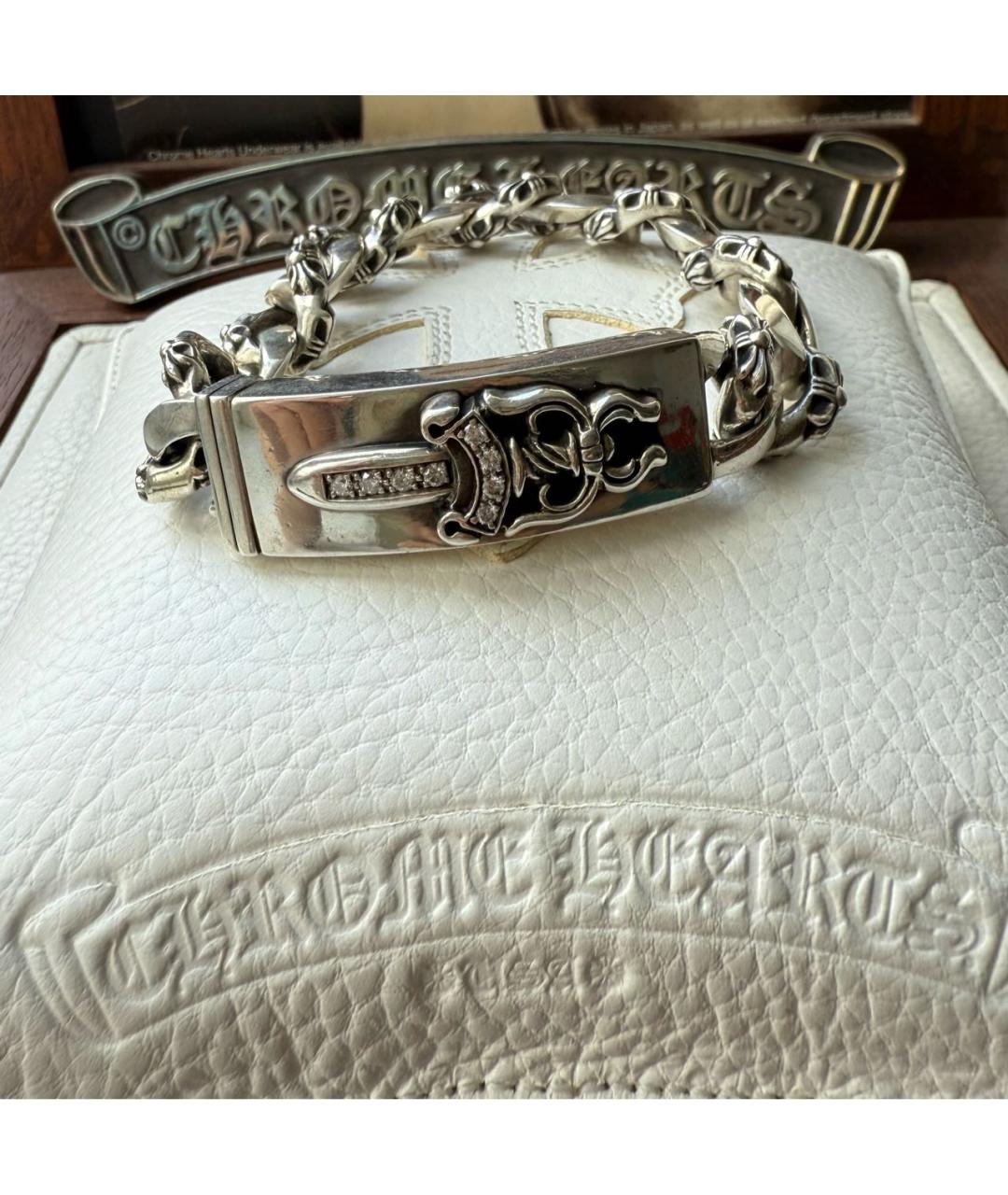 CHROME HEARTS Серебрянный серебряный браслет, фото 2