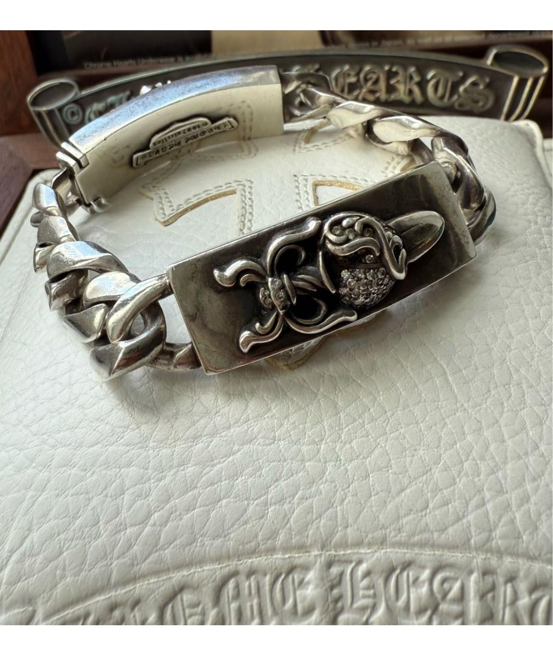 CHROME HEARTS Серебрянный серебряный браслет, фото 9