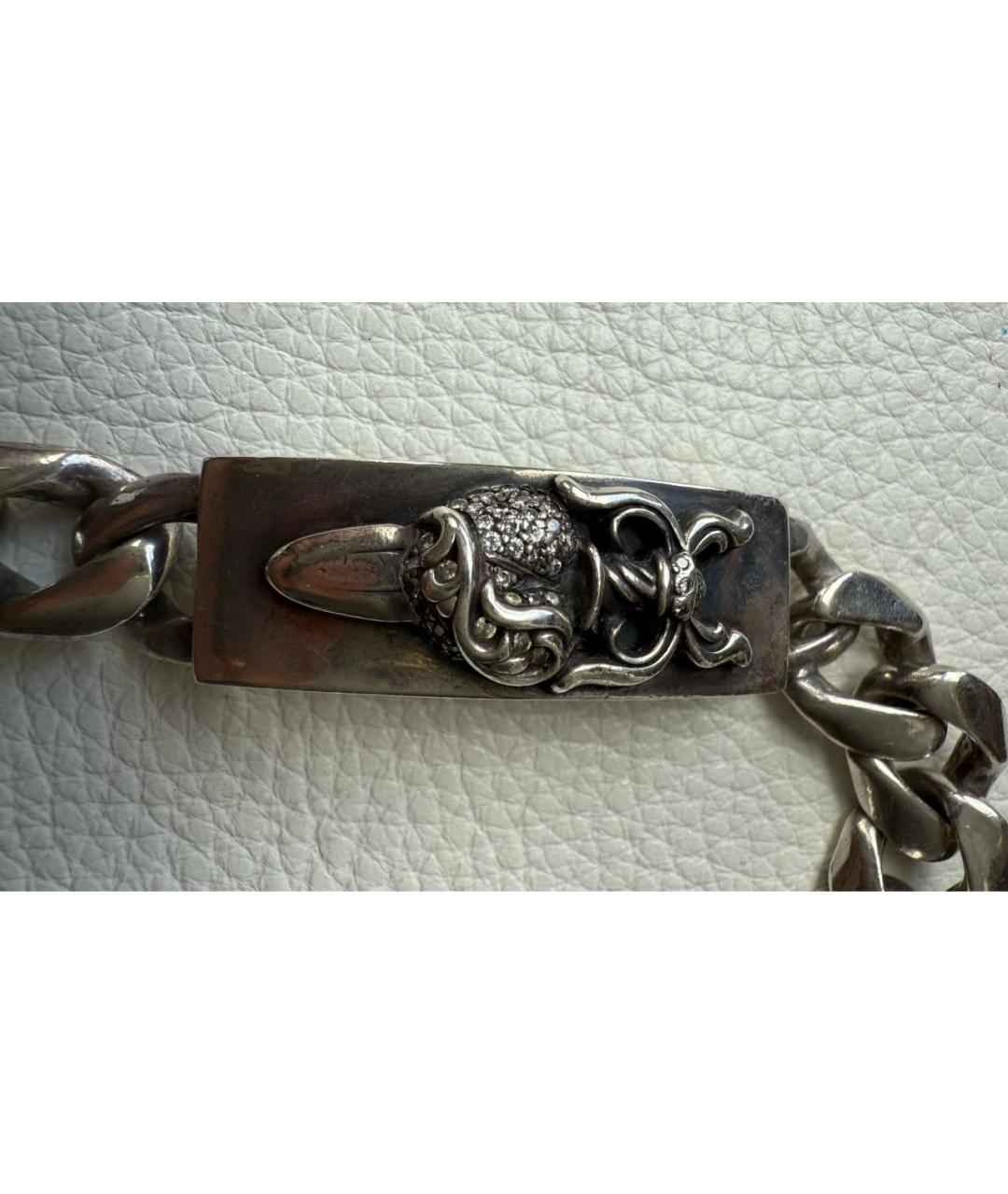 CHROME HEARTS Серебрянный серебряный браслет, фото 4