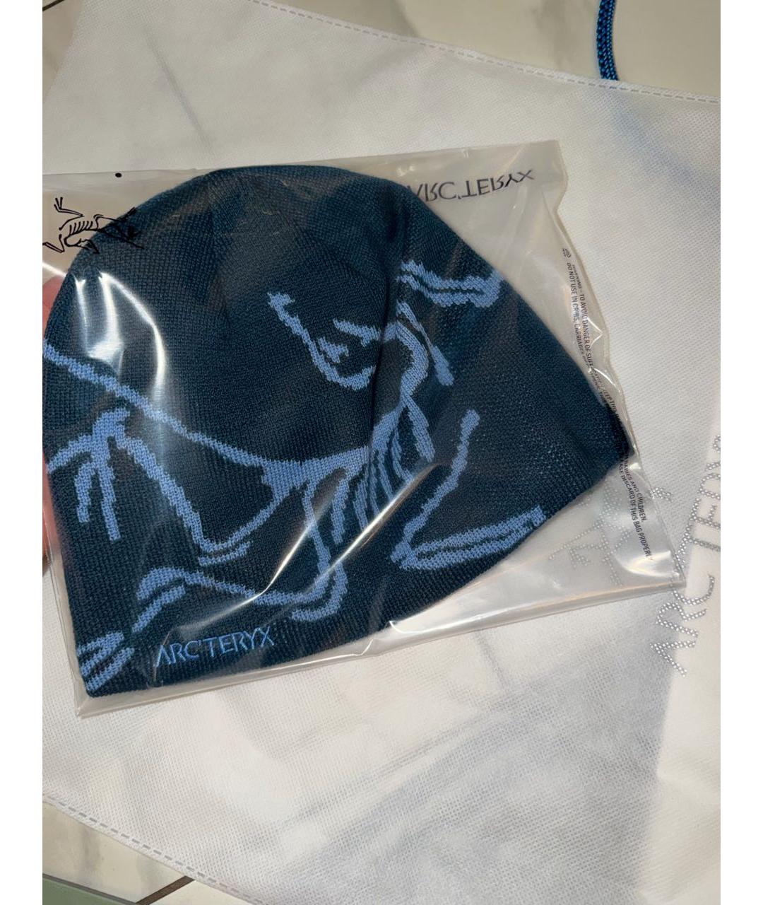 ARCTERYX Темно-синяя шерстяная шапка, фото 3