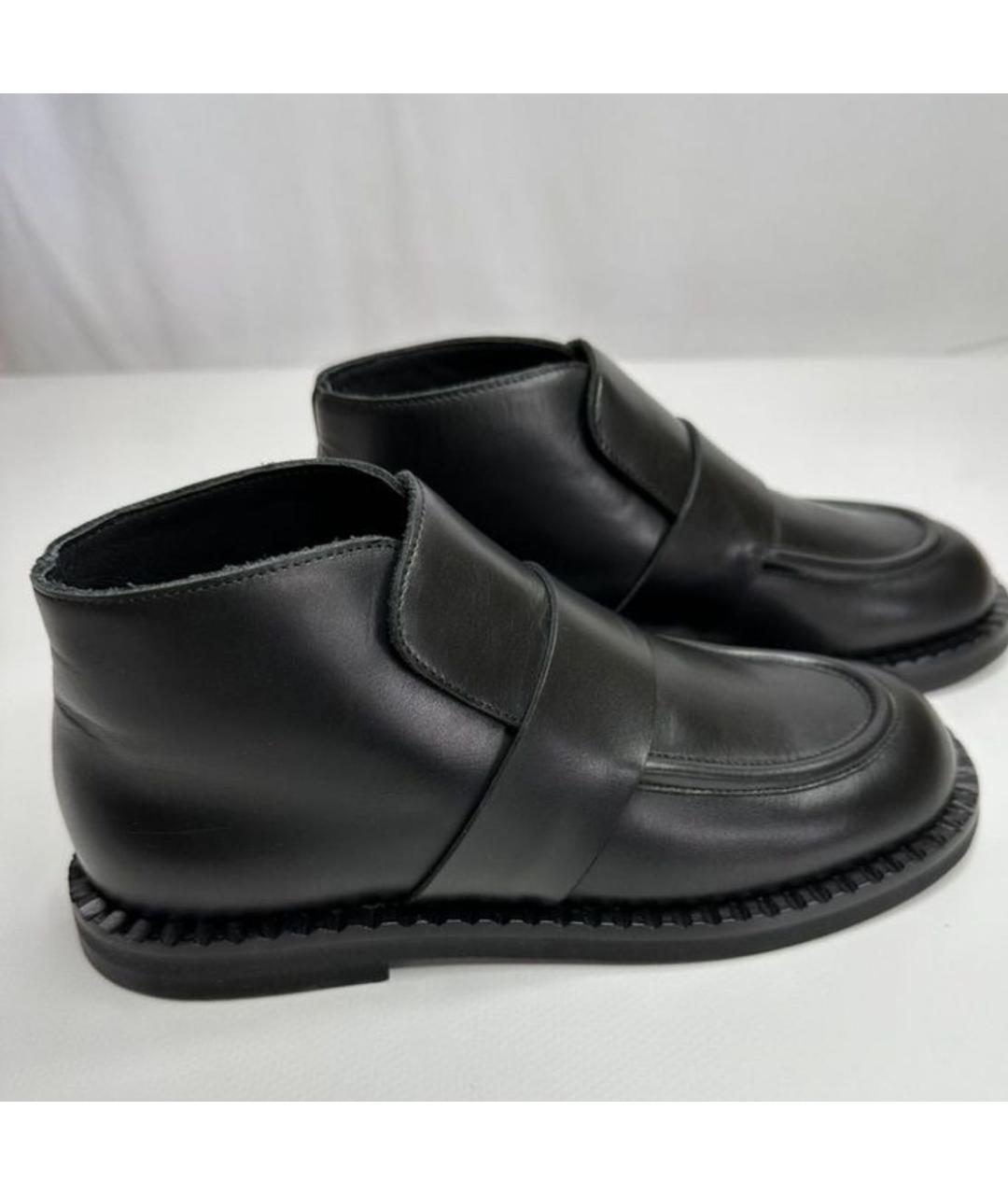 LIVIANA CONTI Черные кожаные лоферы, фото 5