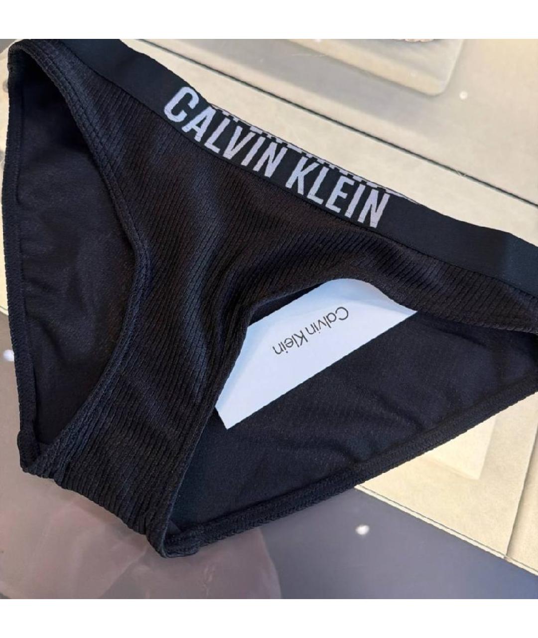 CALVIN KLEIN Черный купальник, фото 3