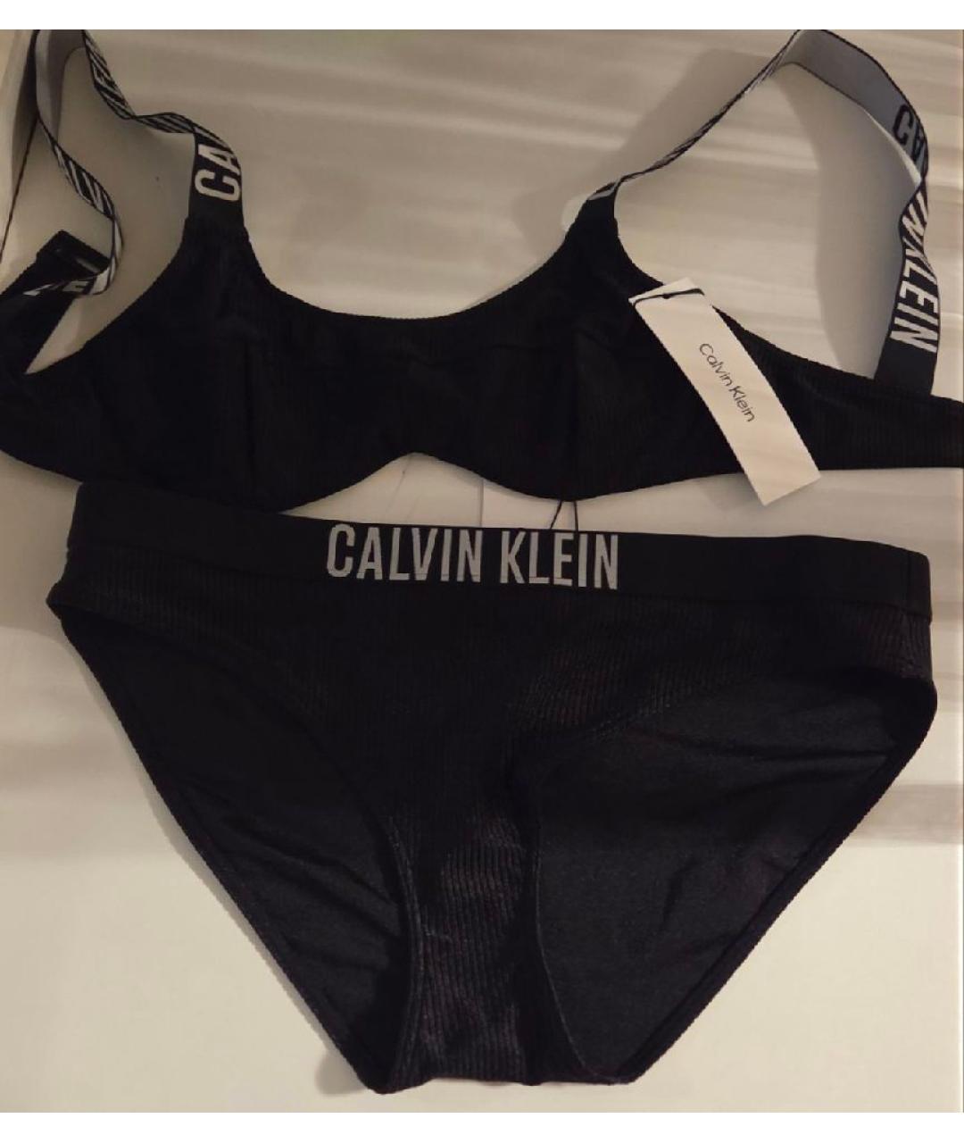 CALVIN KLEIN Черный купальник, фото 5