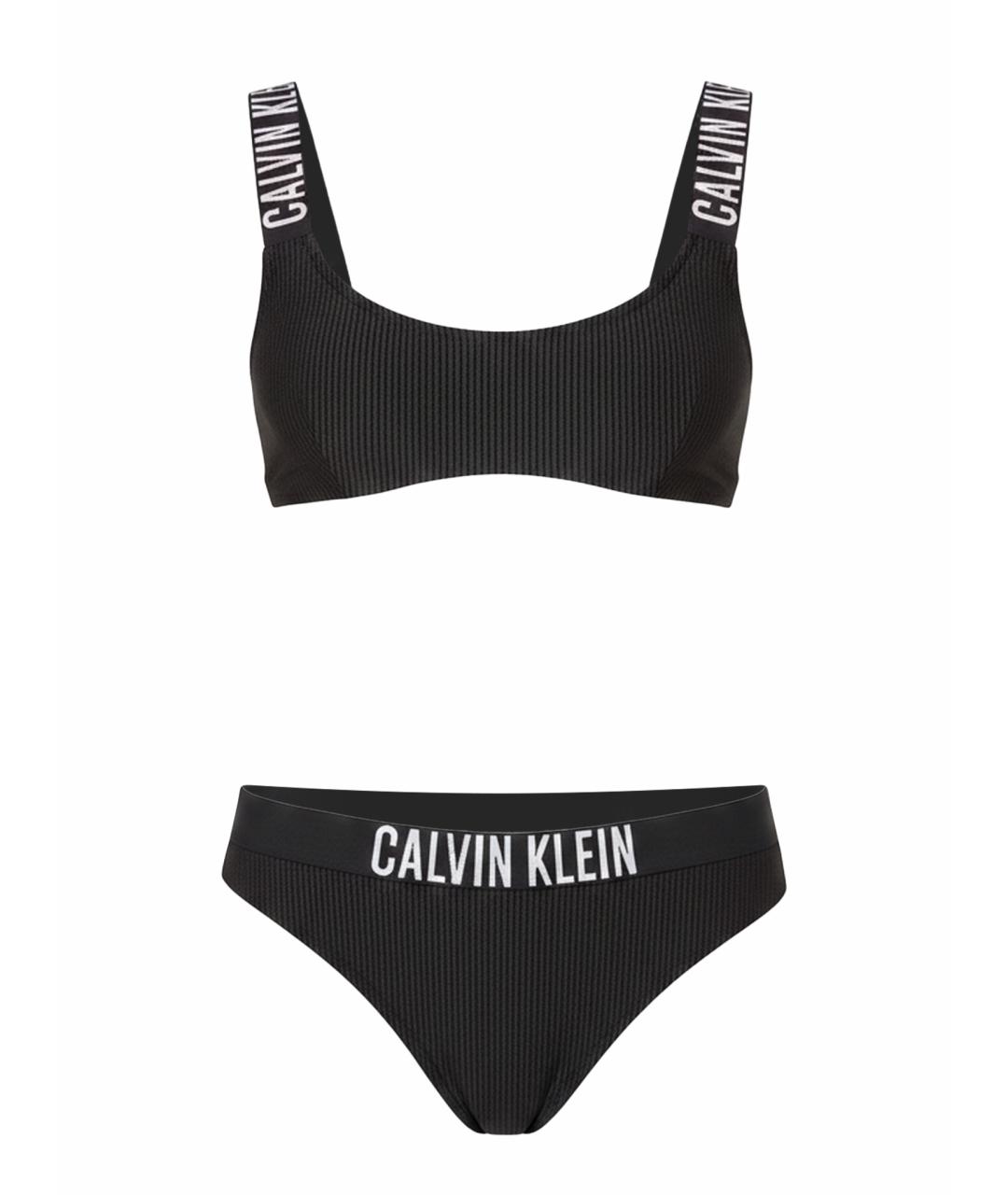 CALVIN KLEIN Черный купальник, фото 1