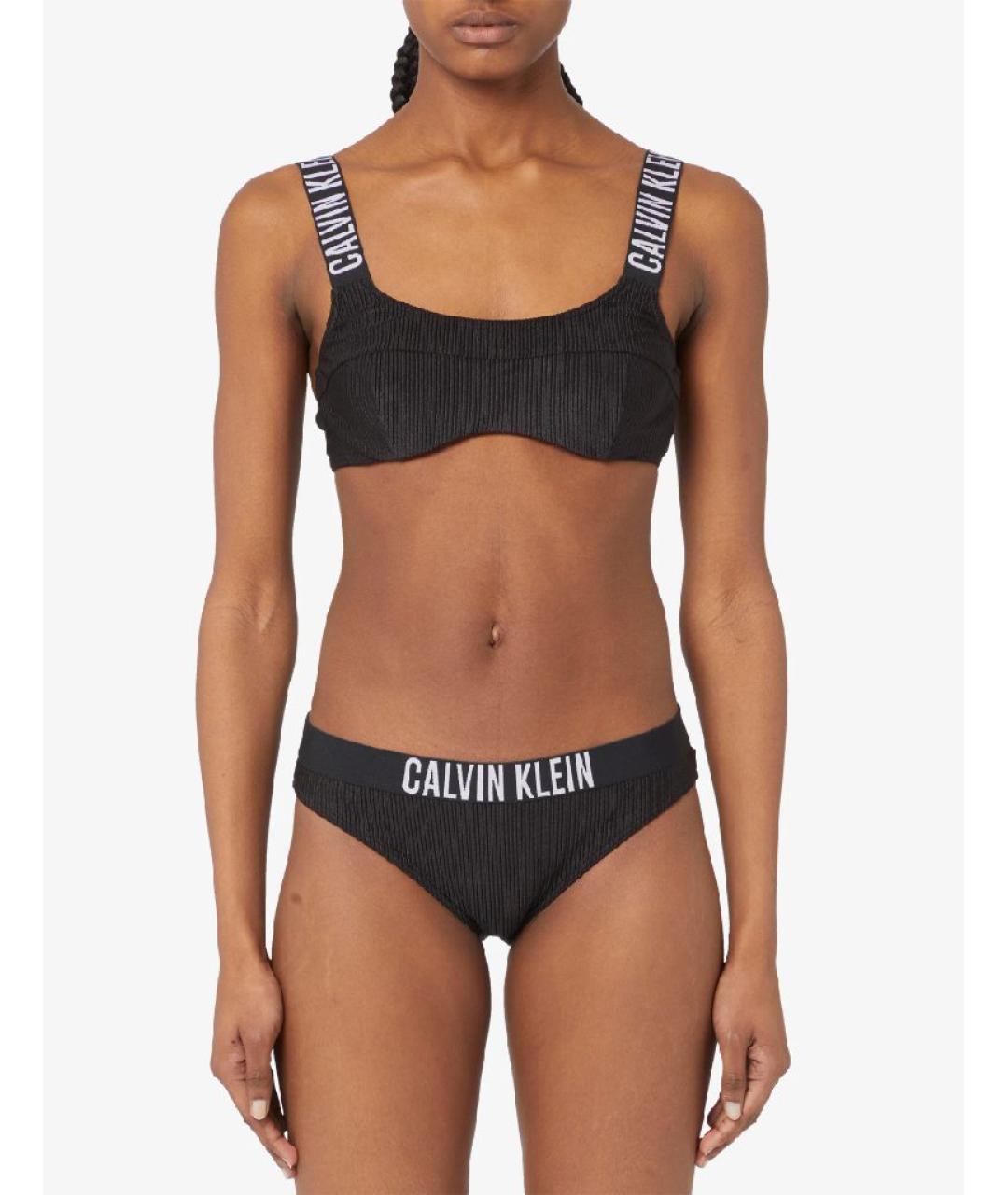 CALVIN KLEIN Черный купальник, фото 2