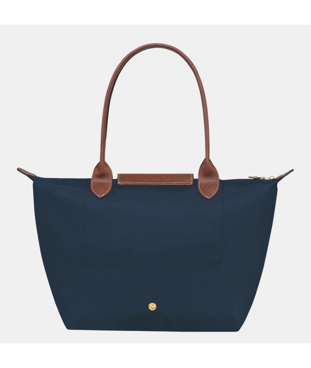 LONGCHAMP Темно-синяя тканевая сумка тоут, фото 2