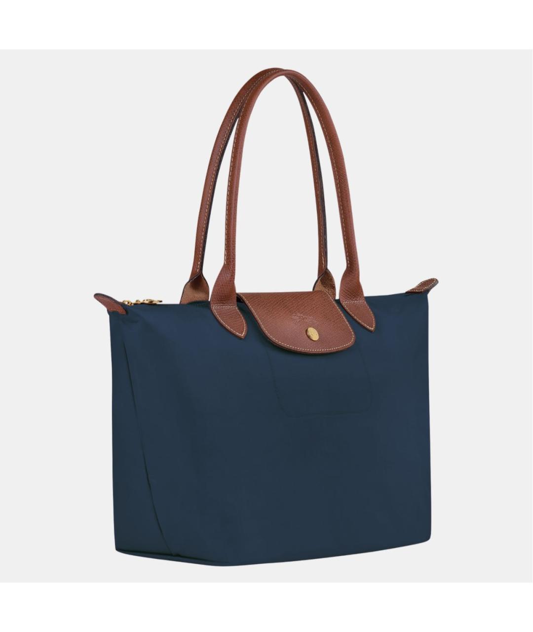 LONGCHAMP Темно-синяя тканевая сумка тоут, фото 3