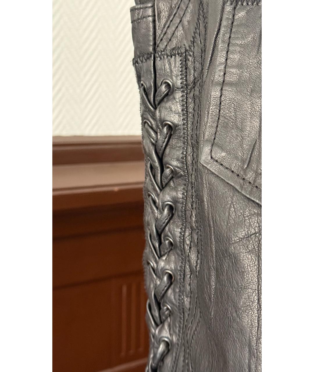 JUST CAVALLI Черные джинсы клеш, фото 4