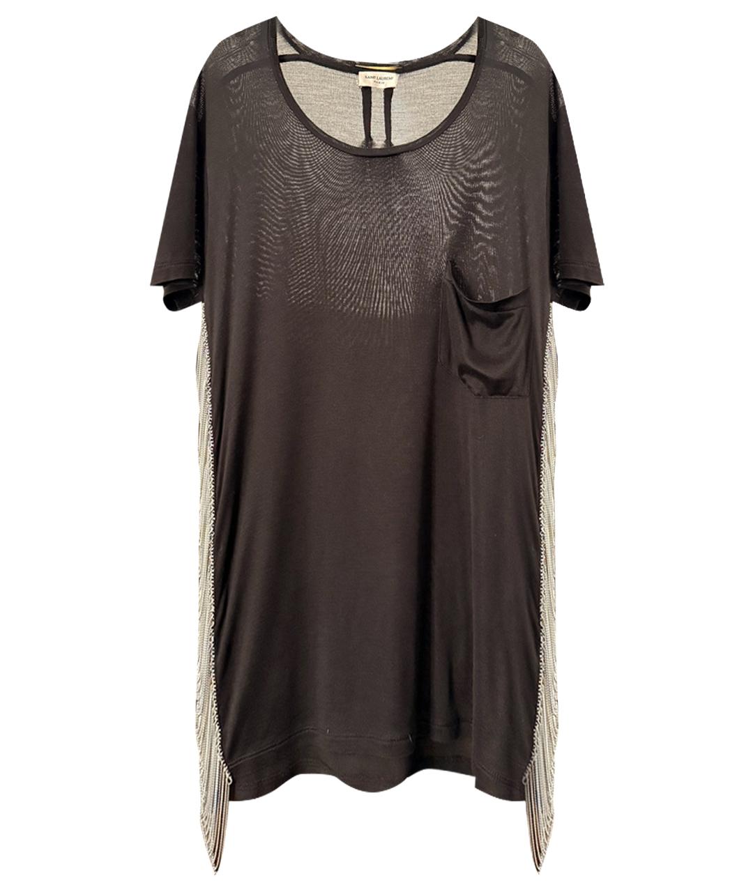 SAINT LAURENT Черная футболка, фото 1