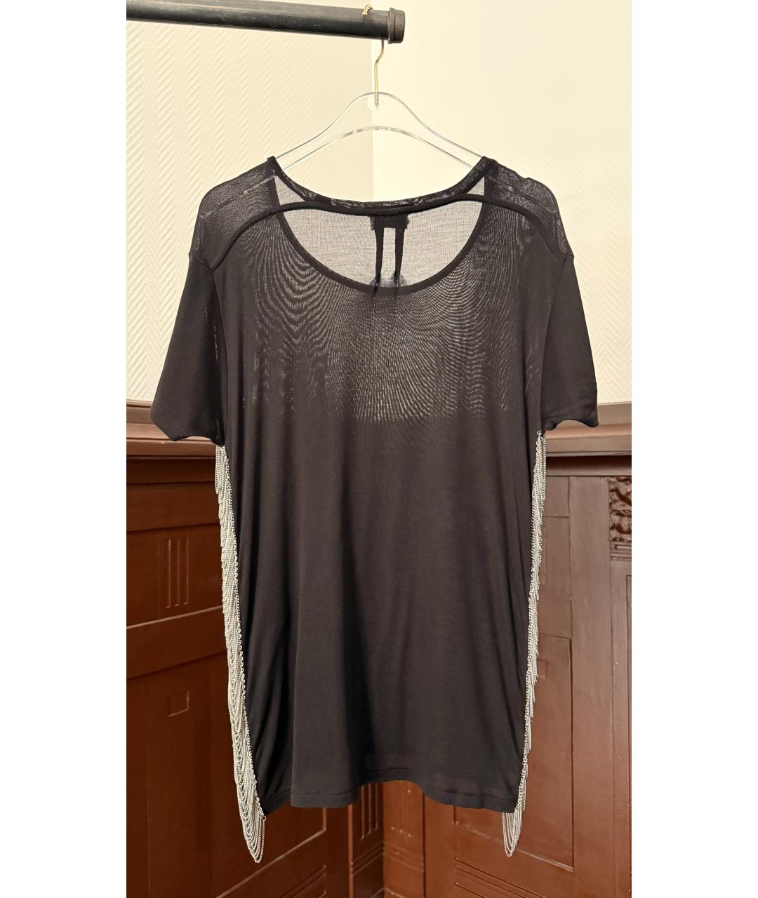 SAINT LAURENT Черная футболка, фото 2