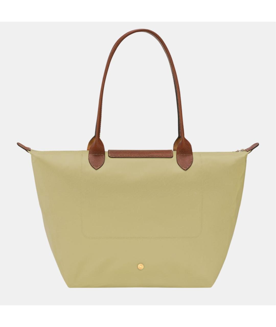 LONGCHAMP Зеленая тканевая сумка тоут, фото 3