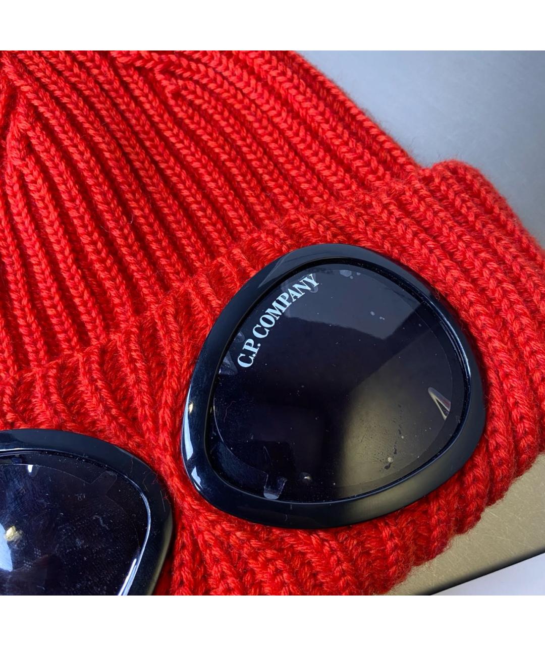 CP COMPANY Красная шерстяная шапка, фото 2