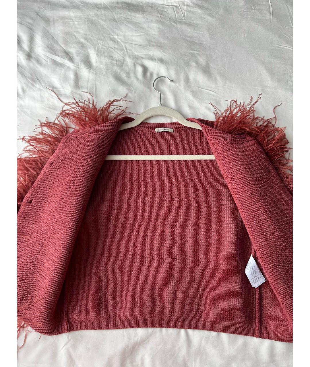 12 STOREEZ Бордовый хлопковый кардиган, фото 5