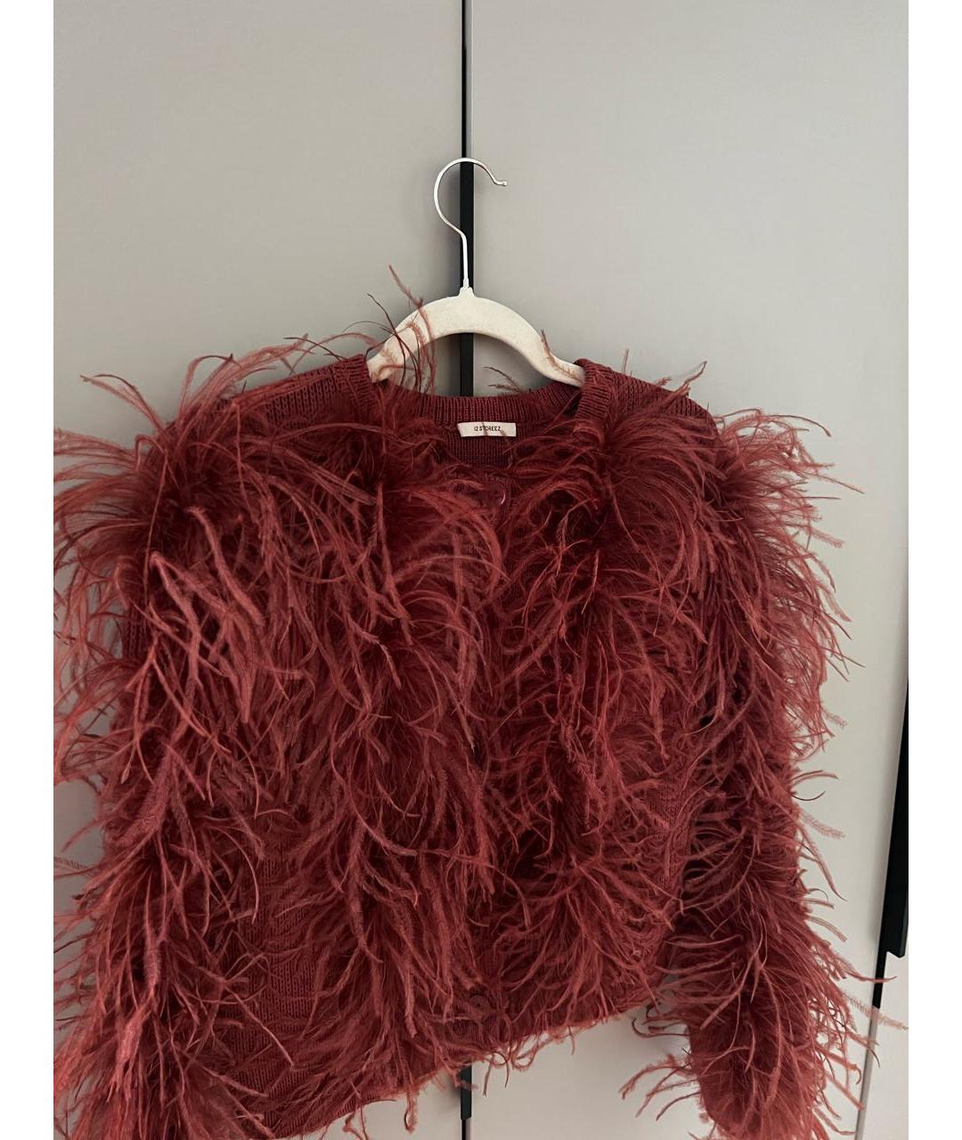 12 STOREEZ Бордовый хлопковый кардиган, фото 8