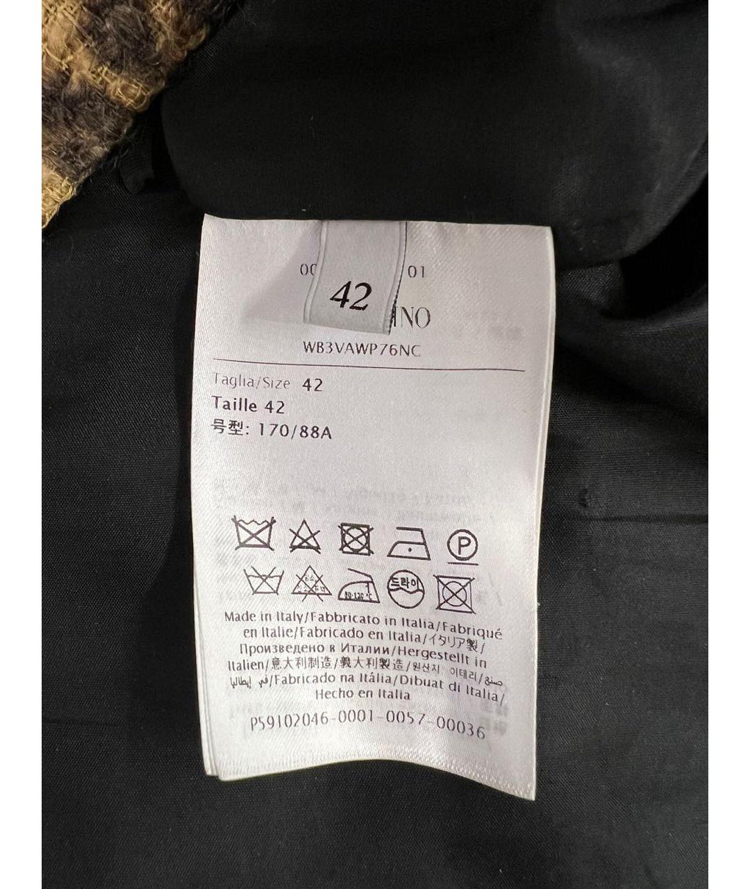 VALENTINO Коричневое повседневное платье, фото 2