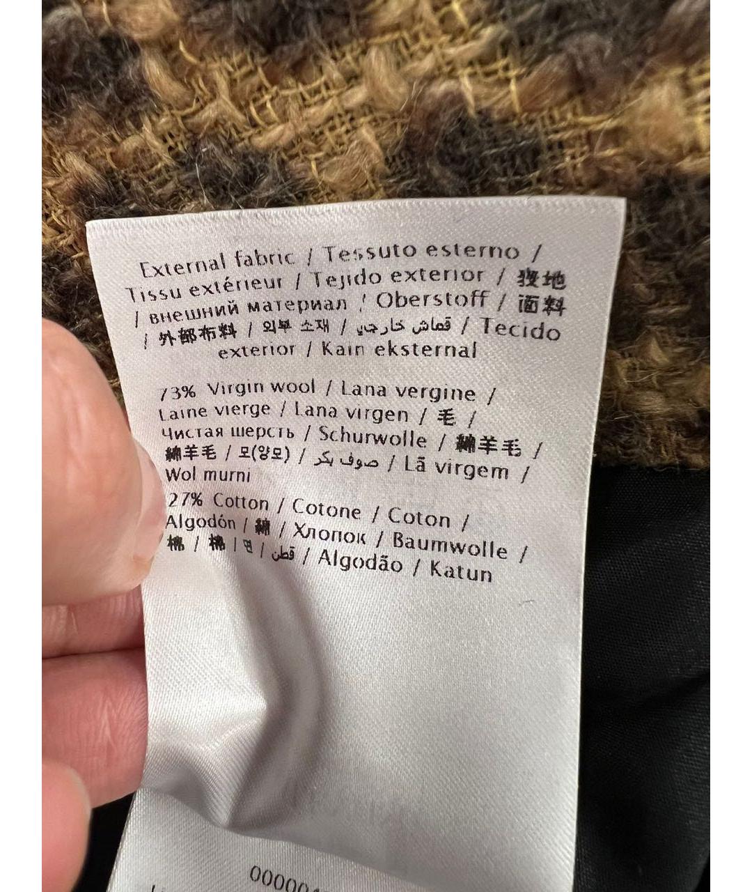 VALENTINO Коричневое повседневное платье, фото 6