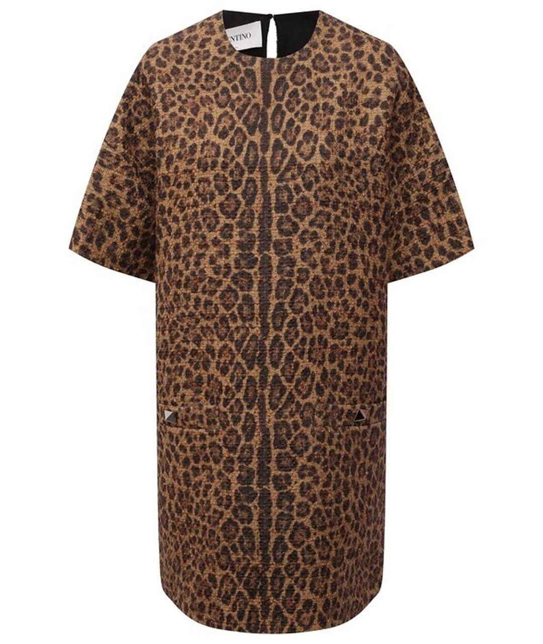 VALENTINO Коричневое повседневное платье, фото 1