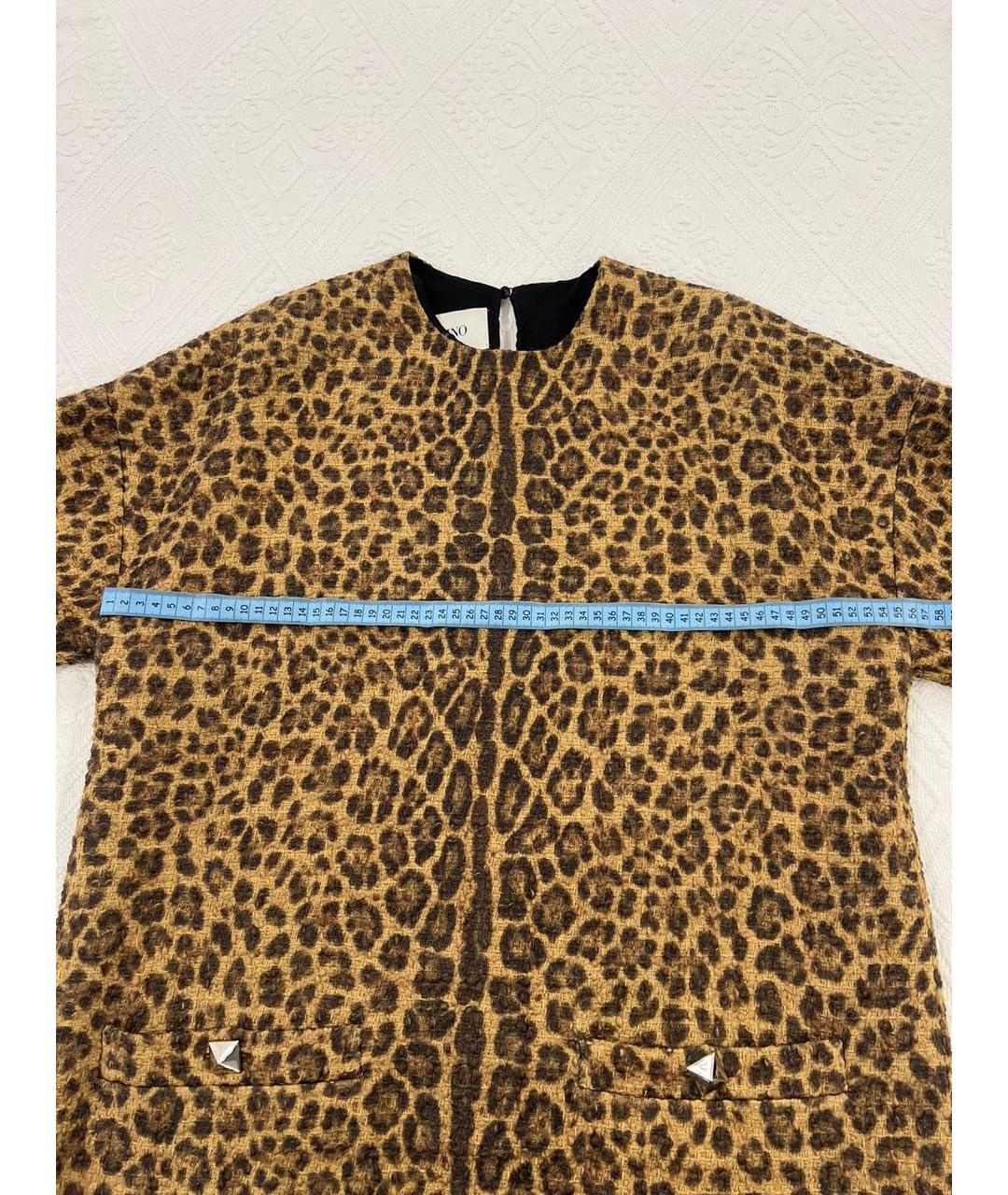 VALENTINO Коричневое повседневное платье, фото 4