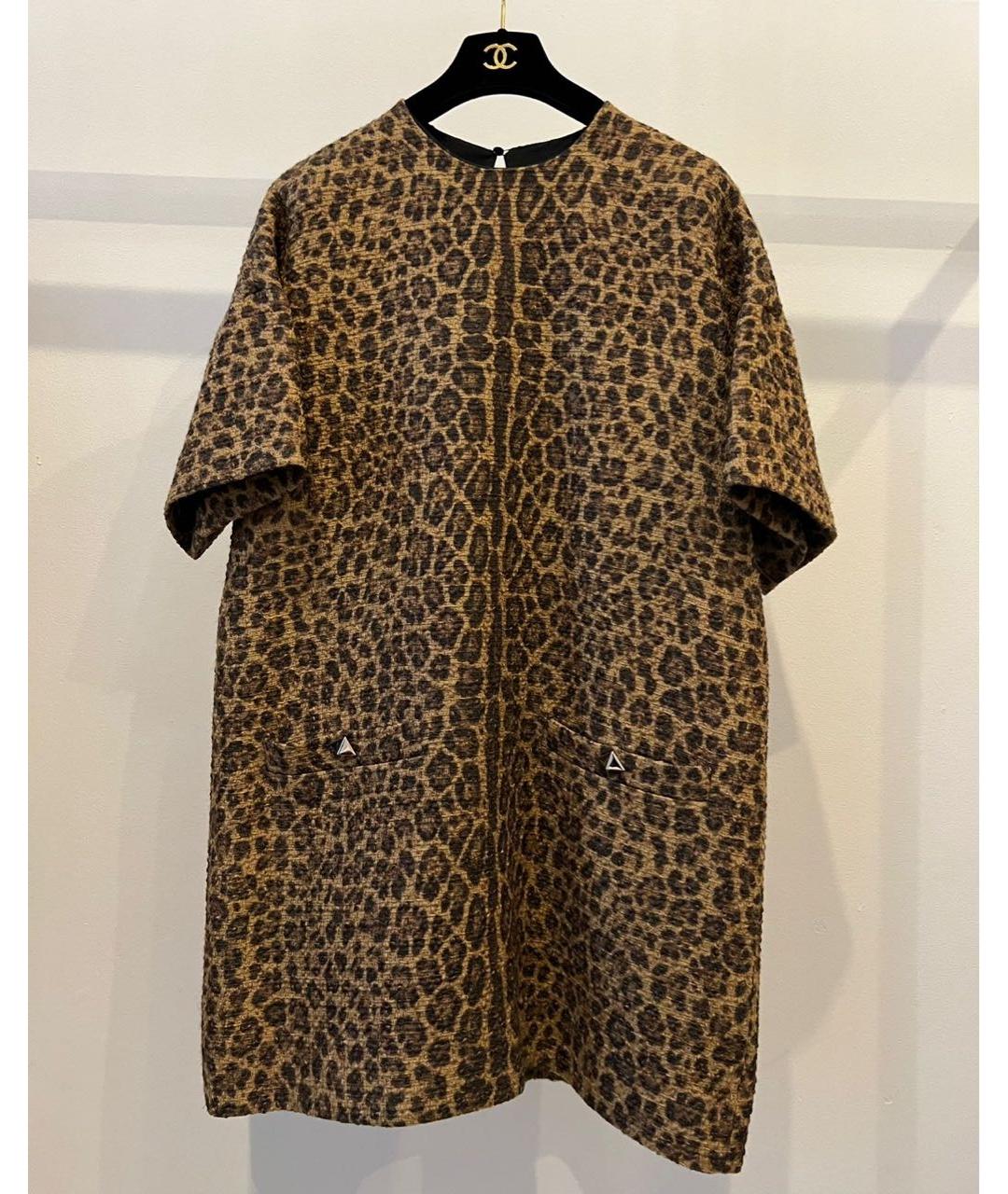 VALENTINO Коричневое повседневное платье, фото 9