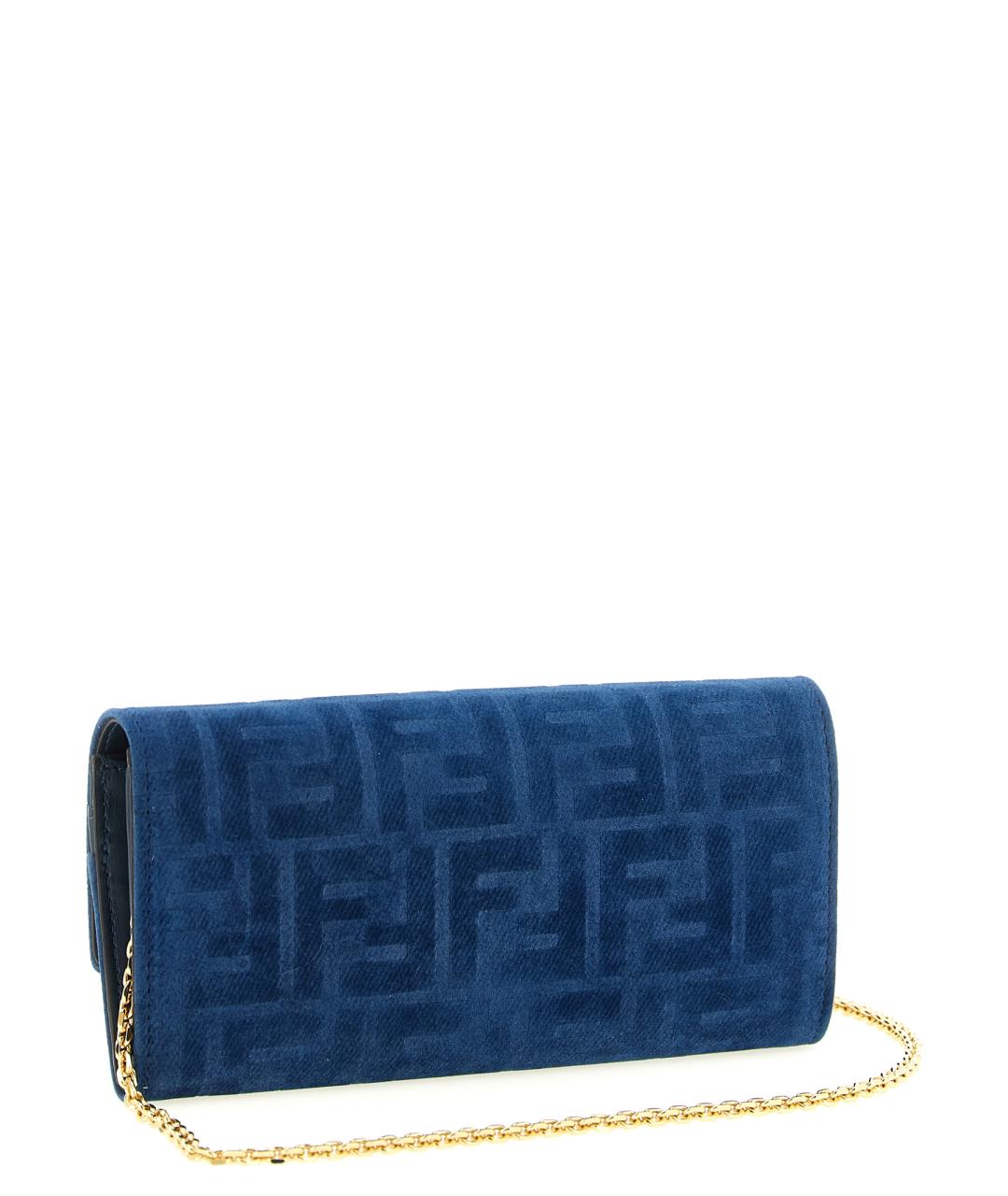 FENDI Синий кошелек, фото 2