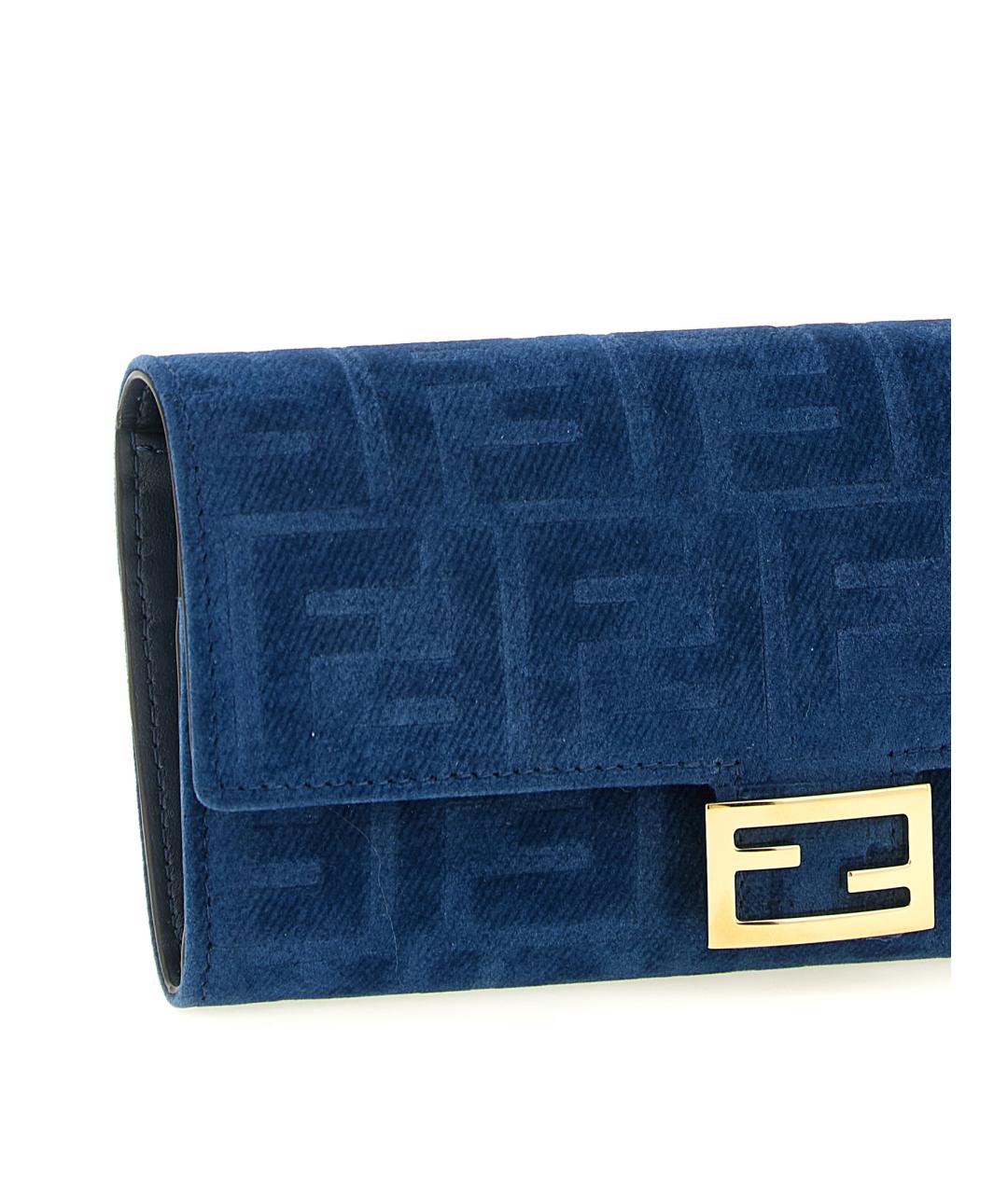 FENDI Синий кошелек, фото 3